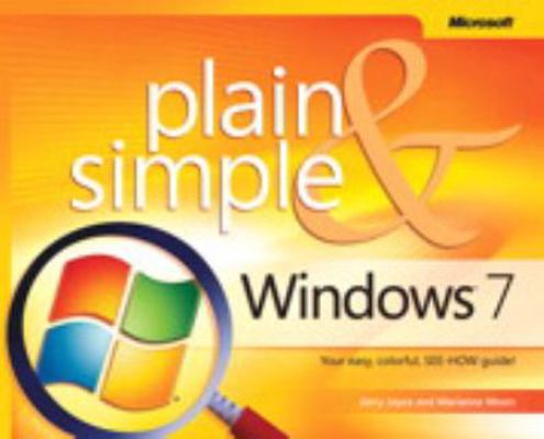 Windows® 7 Plain & Simple B006DVAPVY Book Cover