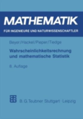 Wahrscheinlichkeitsrechnung Und Mathematische S... [German] 3519002299 Book Cover