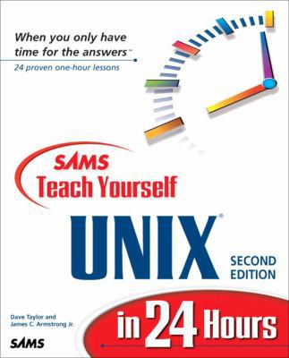 Teach Yourself UNIX in 24 Hours, 2nd Ed. 0672314800 Book Cover