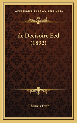 de Decisoire Eed (1892) [Chinese] 1167913671 Book Cover