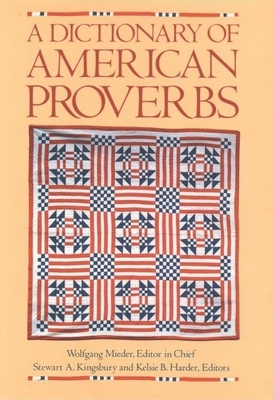 A Dictionary of American Proverbs B0022GO948 Book Cover