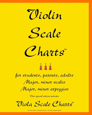 Violin Scale Charts(TM): This Special Edition I... 1434890090 Book Cover