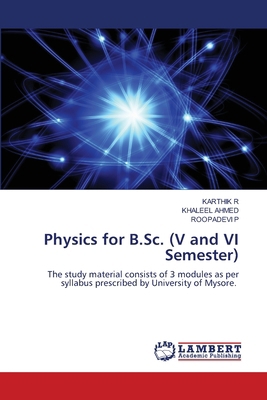 Physics for B.Sc. (V and VI Semester) 6207809920 Book Cover