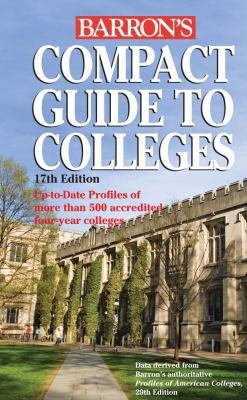 Compact Guide to Colleges (Barron's Compact Gui... 0764144871 Book Cover