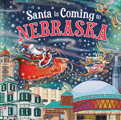 Santa Is Coming to Nebraska 1728288339 Book Cover