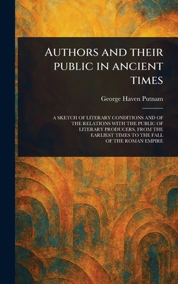 Authors and Their Public in Ancient Times 1023540258 Book Cover