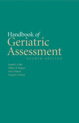 Handbook of Geriatric Assessment: B0074F72K0 Book Cover