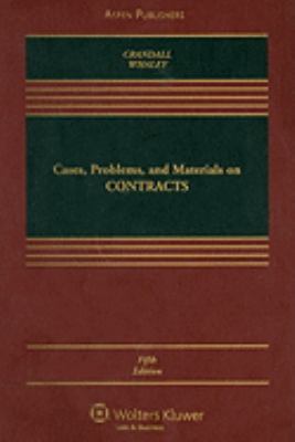 Cases, Problems and Materials on Contracts 0735565643 Book Cover