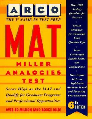 Mat: Miller Analogies Test (Arco Master the Mil... 0028603192 Book Cover