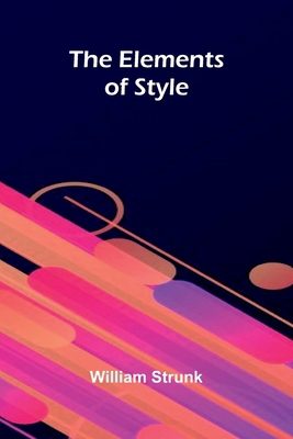 The Elements Of Style 9369055428 Book Cover