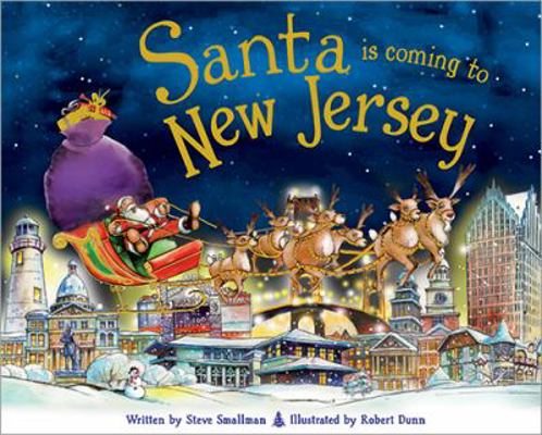 Santa Is Coming to New Jersey 1402287976 Book Cover