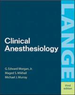 Clinical Anesthesiology 0071124411 Book Cover