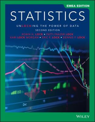 Statistics: Unlocking the Power of Data 1119657180 Book Cover