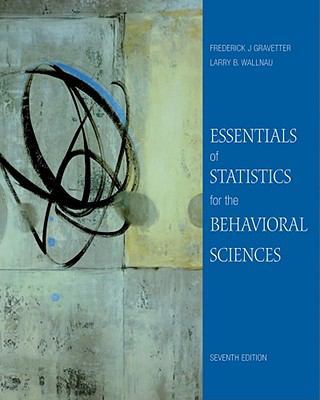 Essentials of Statistics for the Behavioral Sci... 049581220X Book Cover