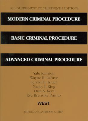 Modern Criminal Procedure, Basic Criminal Proce... 031428124X Book Cover
