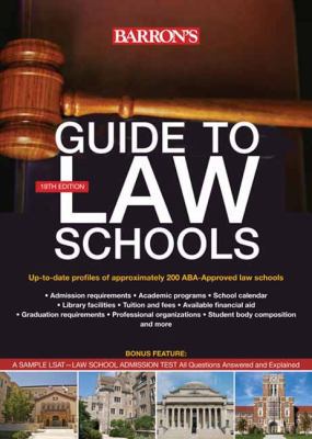 Barron's Guide to Law Schools B00A18KNMQ Book Cover