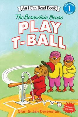 The Berenstain Bears Play T-Ball 0060583371 Book Cover