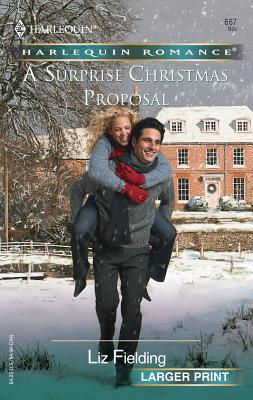 A Surprise Christmas Proposal [Large Print] 0373181671 Book Cover