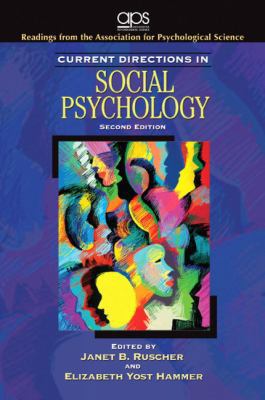 Current Directions in Social Psychology 0136062806 Book Cover