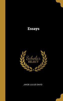 Essays 0469195762 Book Cover
