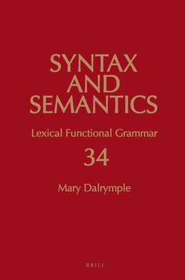 Lexical Functional Grammar 9004257322 Book Cover