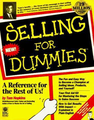 Selling for Dummies 1568843895 Book Cover