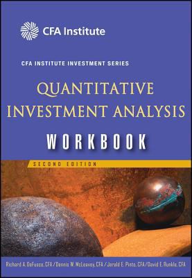 Quantitative Investment Analysis Workbook B003QPMD24 Book Cover