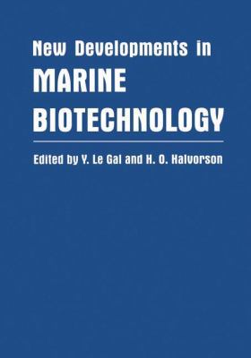 New Developments in Marine Biotechnology 144193300X Book Cover