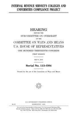 Internal Revenue Service's colleges and univers... 1981211543 Book Cover