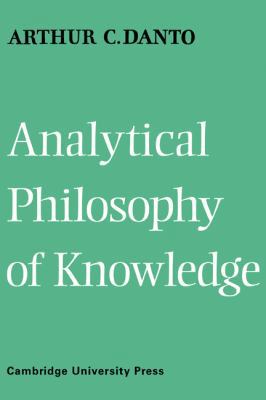 Analytical Philosophy of Knowledge 0521117526 Book Cover