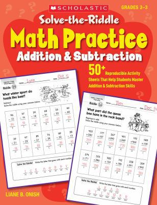 Solve-The-Riddle Math Practice: Addition & Subt... B004QXDG8U Book Cover
