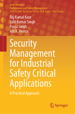 Security Management for Industrial Safety Criti... 9819740177 Book Cover