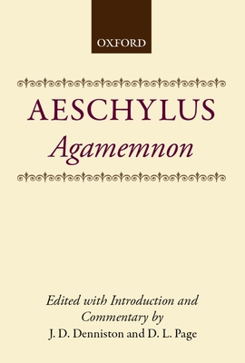 Agamemnon 0198721307 Book Cover