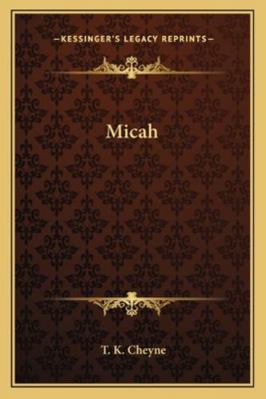 Micah 1162955643 Book Cover