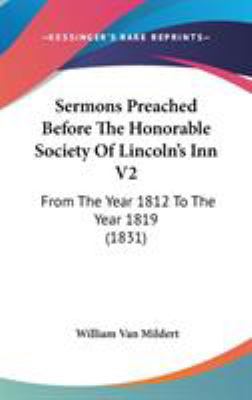 Sermons Preached Before The Honorable Society O... 1436546885 Book Cover