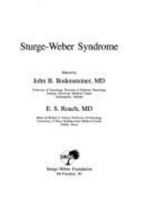 Sturge-Weber Syndrome 0967048400 Book Cover