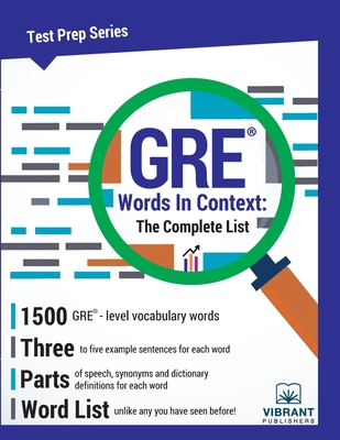 GRE Words In Context: The Complete List 1949395189 Book Cover