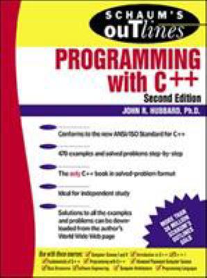 Schaum's Outline of Programming with C++ 0071353461 Book Cover
