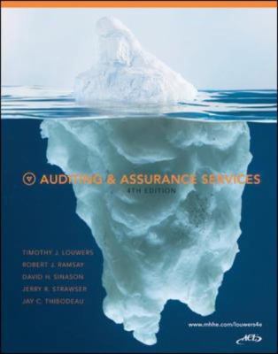 Auditing & Assurance Services 007739657X Book Cover