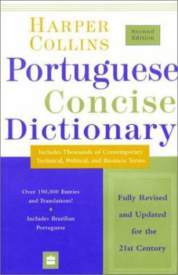 Collins Portuguese Concise Dictionary Second Ed... [Portuguese] 0060936940 Book Cover