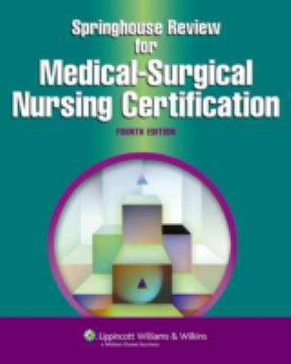 Springhouse Review for Medical-Surgical Nursing... 1582555079 Book Cover