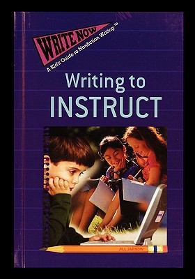 Writing to Instruct 1435838041 Book Cover