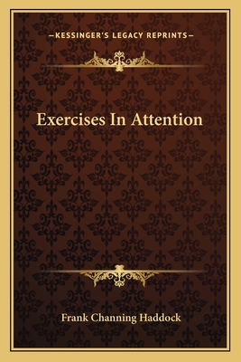 Exercises In Attention 1162816368 Book Cover