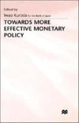 Towards More Effective Monetary Policy 0312165269 Book Cover