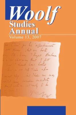 Woolf Studies Annual Volume 13 0944473806 Book Cover
