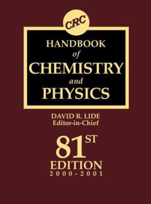 Handbook of Chemistry and Physics, 81st Edition 0849304814 Book Cover