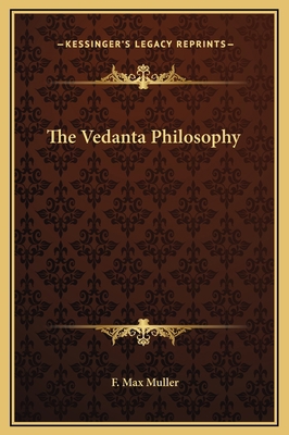 The Vedanta Philosophy 1169192637 Book Cover