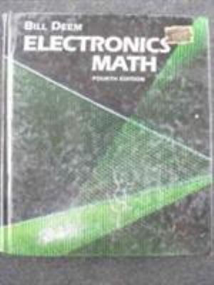 Electronics Math 0132512998 Book Cover