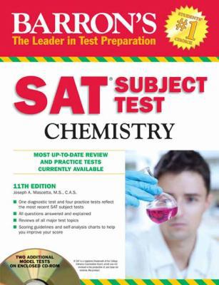 Barron's SAT Subject Test Chemistry [With CDROM] 1438071930 Book Cover