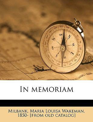 In Memoriam 1174849886 Book Cover